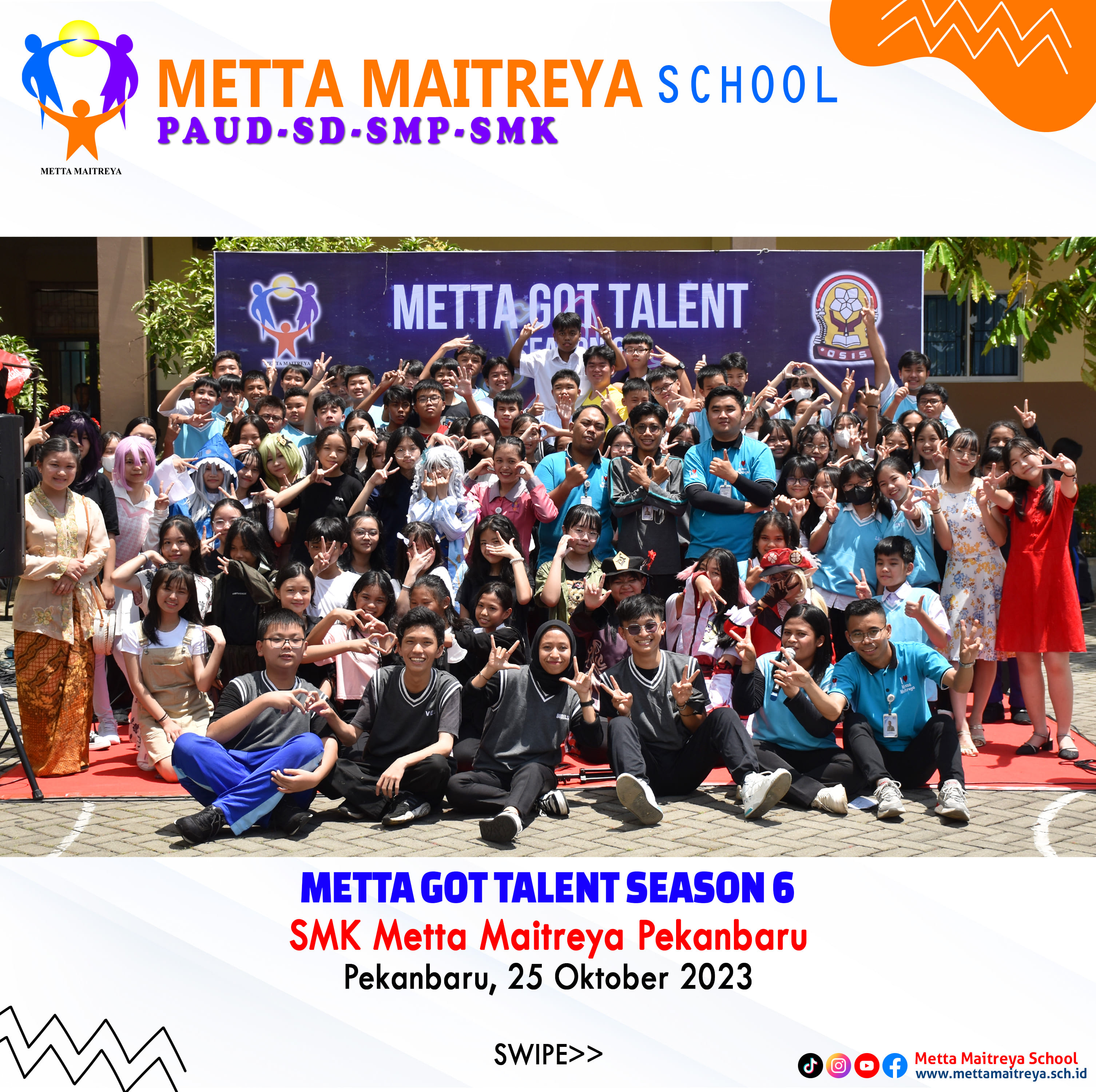 Penampilan Peserta Didik SMK Metta Maitreya dalam Event Metta Got Talent Season 6 | SMK METTA MAITREYA